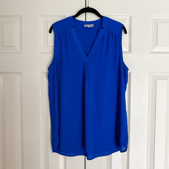 Pleione Women's Blue Tank Top - Picture 1 of 4